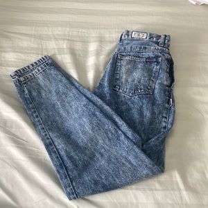 Vintage 1980s acid wash jeans size 6